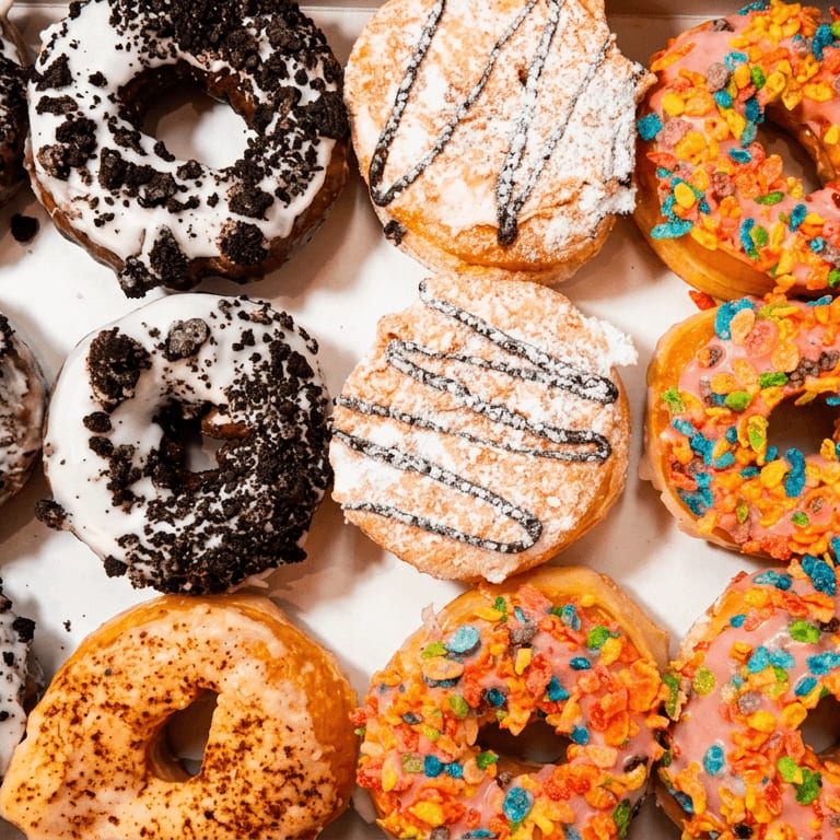 Dinner with Sweet Donuts