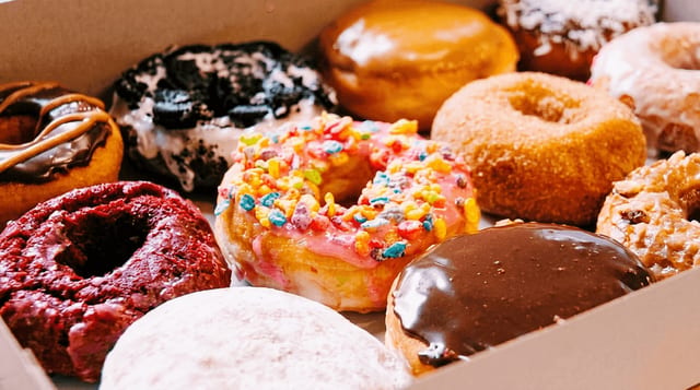 Dozen Assorted Donuts.